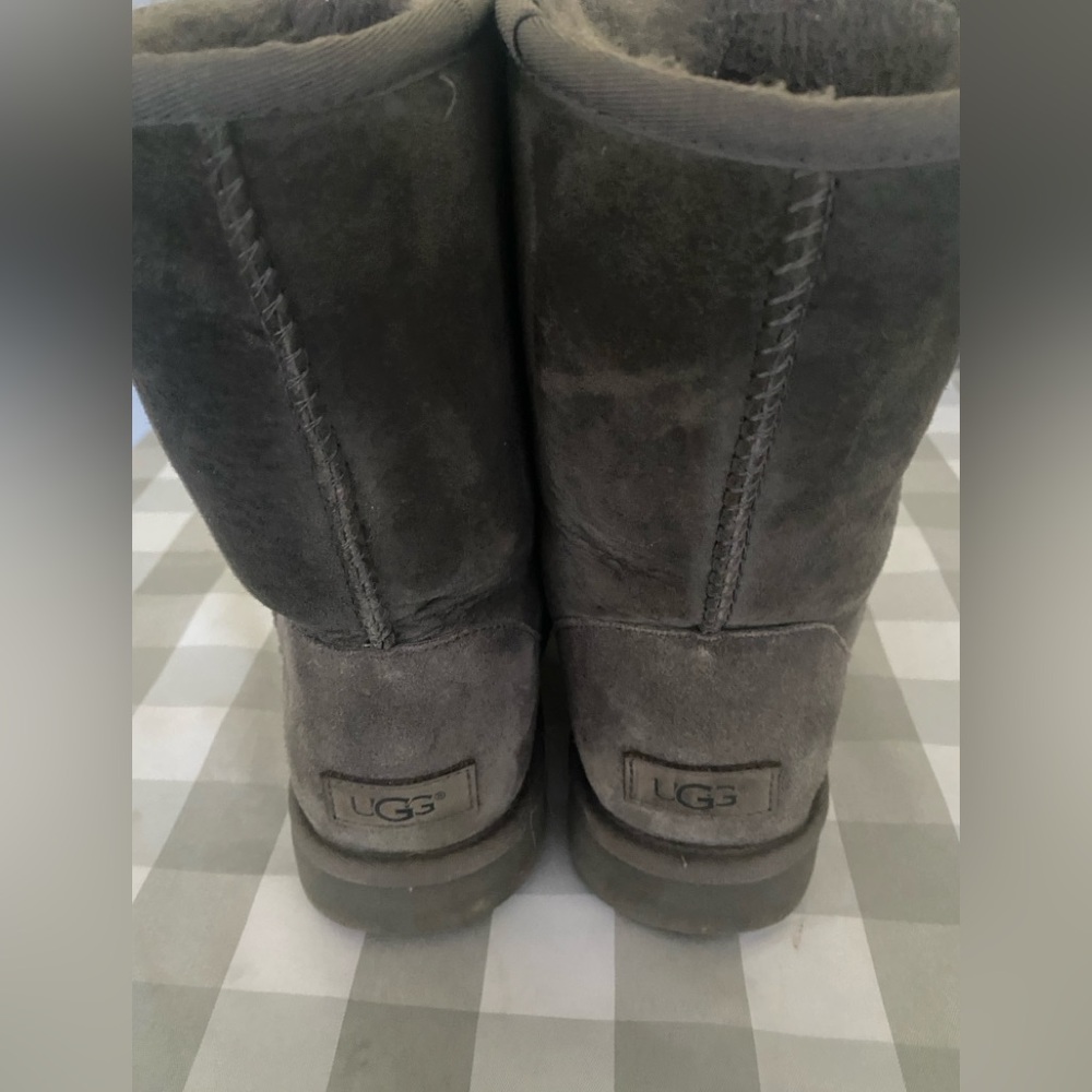 UGG Gray Suede Boots